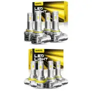 AUXITO Combo LED Headlight Bulbs High/Low Beam/Fog Light H11 9006 9005 J (for: Renault)