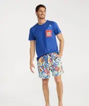 BRAND NEW MENS PETER ALEXANDER SUPERHERO PYJAMA SET SIZE XL