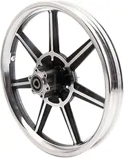 Motorcycle Accessories 14 Inch Aluminum Alloy Wheel 14x1.75 Disc Brake Front Rim For Electric Scooters E-bike Folding Bicycles(Silver)