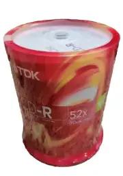 TDK CD-R 100-Pack 52x 80min 700mb NIP