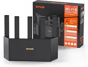 Tenda AX1500 WiFi 6 Router – Dual Band Gigabit Wireless Internet Router, 4XGE Ports, VPN Router, Easy Setup, Parental Controls, Access Point Mode, IPv6, WPA3, Vertical Internet Router (RX2L Pro)