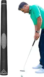 Golf Club Grips for Men, Non-slip Rubber Club Grips Golf Trainer, Outdoor Sports Accessory Equipment for Precise Control, High Feedback and Traction
