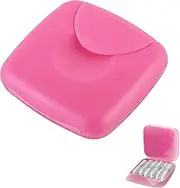 YUGUOLAN Portable Women's Storage Box, Tampon Storage, Box for Sanitary tampons, Tampon Box for on The go, for Sanitary tampons, Condom Storage Box, Pink, Modern
