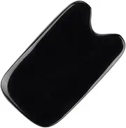 Outanaya 2Pcs Natural Black Buffalo Horn Scraping Board Traditional Chinese Gua Sha Massage Tool for Skin Care Hydration and Relief Scraping Therapy Board for Body