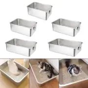 Cat Litter Box Kitten Open Potty Pan Cat Sandbox