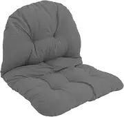 TINEASUR Outdoor Egg Chair Cushion Replacement Deep Grey Hanging Chair Seat Pad for Garden Swing Ergonomically Designed for Comfort and Pressure Relief Durable Outdoor Hammock Cushion