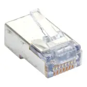 Black Box C5EEZSP-25PAK SIMPLY PULL THE CONNECTOR DOWN OVER THE CABLE JACKET SO