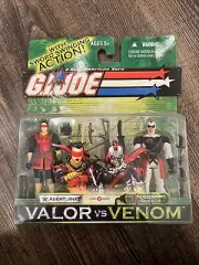 SEALED 2004 Gi Joe Valor Vs Venom Agent Jink Cobra Slice New In Box Comic 9