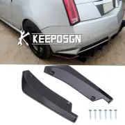 For Cadillac CTS-V CT5 CT6 XT5 XT6 Rear Bumper Diffuser Side Splitter Canard Lip