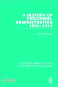 在飛比找三民網路書店優惠-A History of Personnel Adminis