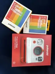 Polaroid 2nd Generation i-Type Instant Film Camera -Red And 2 Packs Film
