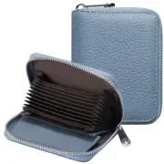 SENDEFN Wallet Rady Card Case Book Leather Anti-Skimming Compact Coin Purse 41