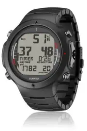 Suunto By Huish D6i Dive Computer Wrist Watch Black Steel Bracelet