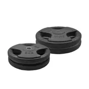Total 30kg Set2 Standard 26.5MM Rubber Coated Weight Plate Set - Commercial Grade