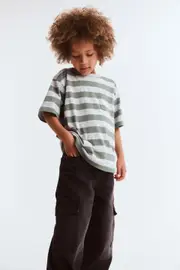 [Cotton On Kids] Cotton On Kids - Super Baggy Jean - Balmoral black/cargo 7 BALMORAL BLACK/CARGO