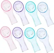 SECFOU 8pcs Travel Toothbrush Head Covers: Plastic Toothbrush Covers Compatible for Oral - Dustproof Caps for Replacement Heads