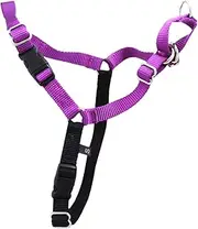 Beau Pets Easy Walk Dog Harness, Purple, Medium/Large (DAG0480)