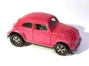 Hot Wheels CUSTOM MADE REDLINE Pearl METALLIC PINK - VW Bug - Beetle
