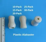 Alabaster Color Cord Plastic Tassel Drops Pull End for Blinds or Shades10-30Pack