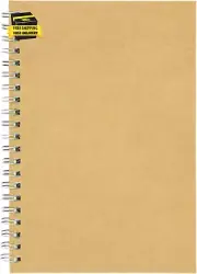 Soft Cover Spiral Notebook Journal, Blank Sketch Book Pad, Wirebound Memo Notep