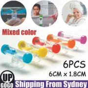 6X Suction Cup Hourglass for Tooth Brushing Shower Timer Suction Cup Count Down