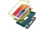 OTTERBOX Apple iPad 8th gen and iPad 7th gen Kids Antimicrobial EasyGrab Tablet Case - Galaxy Runner Blue