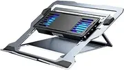 Laptop Cooler Notebook Cooling Pad Aluminum Alloy Bracket Semiconductor Refrigeration Mutil Angle Adjustable Laptop/Tablet Cooler Stand Laptop Cooler Stand