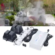 12 Fog Heads Atomizer Ultrasonic Mist Maker Water Fountain Pond Air Humidifier