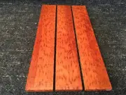 Jarrah timber boards Craftwood Hardwood Timber slices HIGHLY FIGURED 230x37x5mm