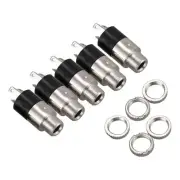5PCS 3.5mm Stereo Jack Panel Mount Connector J3A11151