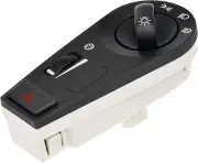 Headlight And Hazard Switch With Dimmer Compatible with Some Volvo , Black
