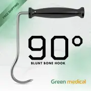 Blunt 90° Bone Hook Orthopedic Surgical Instrument German Grade Stainless Steel