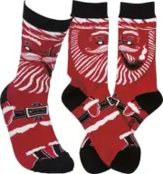 Primitives By Kathy Sporting Goods Socks Santa