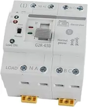 Transfer Switch, 4P 40A Dual Power Changeover Switch with Generator Transfer Relay, Automatic Transfer Switch for Dual Power System