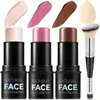 Stick Bronzer Contour Sticks,Face Blush Sticks Makeup Set
