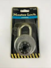 Master Lock 2001D Pad Lock For Lockers Made In USA 1996