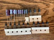 Denon DP-3000 DP-3500F DP-3700F Speed Repair Kit Capacitors Turntable Recap Set