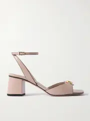 [Valentino Garavani] Valentino Garavani - Vlogo Bold 60 Leather Sandals - Blush - IT41 IT 41 Pink