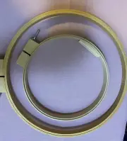 Wooden Hoops/Frame Round VTG Look (Two) ~One 14” & One 10” for NEEDLEWORK/SEWING