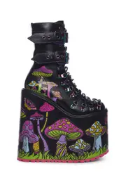 [Current Mood] Psychedelic Fairytale Double Stack Traitor Boots