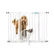 Carlson™ 30" x 29"-44" Walk Through Pet Gate - New