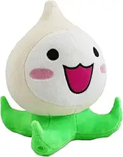 Voltageup Anime Onion Squid Plush Doll Stuffed Soft Toy Pillow Decor Collectible Vocal Plush Toy Kids Birthday Gift (White)