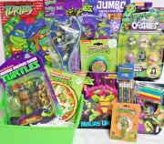 NEW KIDS NINJA TURTLES TOY GIFT BASKET ACTION FIGURE CHRISTMAS PLAY SET