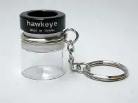 在飛比找Yahoo!奇摩拍賣優惠-正陽光學 hawkeye 10倍鑰匙圈顯微放大鏡 台灣製造絕