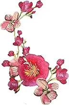 Flower Patch Applique, Sew On Embroidery Floral Patch for DIY Clothing, Jeans,Sewing Crafts