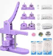 RC Crafts Button Making Press 1, 1.25 & 2" Round Button Press + Supplies