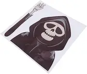 ERINGOGO Car Skull Decals 3 pcs Wiper Stickers Automotive Stickers car Decoration Stickers for Cars Decals for Cars Waterproof Stickers car Trim Halloween Wiper Decal Pumpkin car Stickers