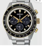 Seiko SSC941 Prospex Two Tone Speedtimer Solar Chronograph Watch 100m Box & Tags