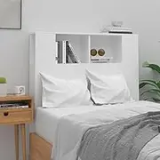 Headboard Cabinet, Storage Bed Headboard Beds Head Frame White 100 cm