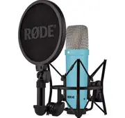 NT1 Signature Blue Large-Diaphragm Cardioid Condenser Mic, with HF6 1
